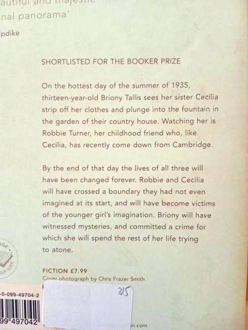 Atonement, Ian McEwan