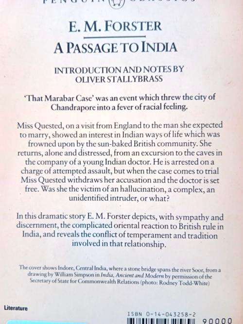 A Passage to India, E.M. Forster