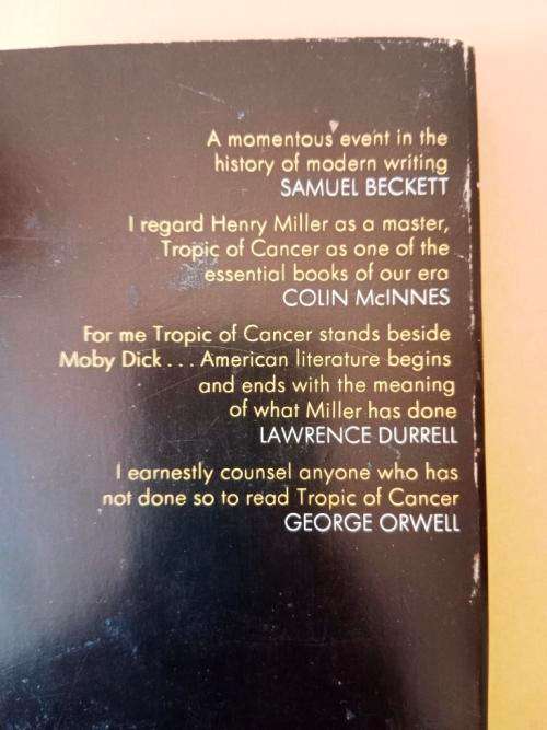 Tropic of Cancer, Henry Miller