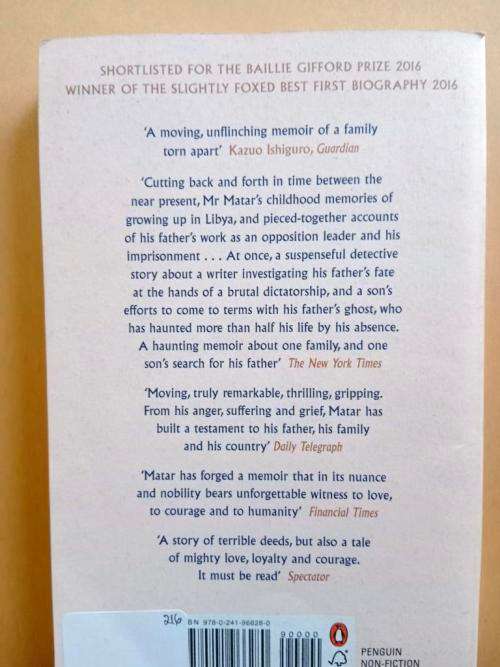 The Return, Hisham Matar