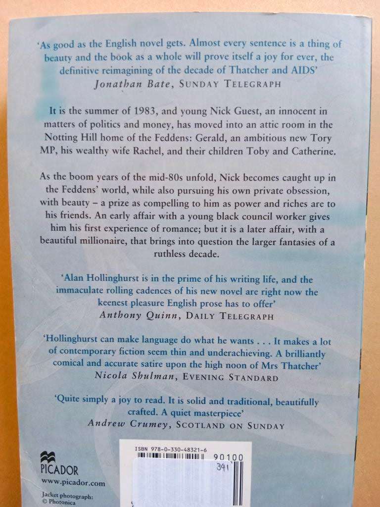 The Line of Beauty, Alan Hollinghurst