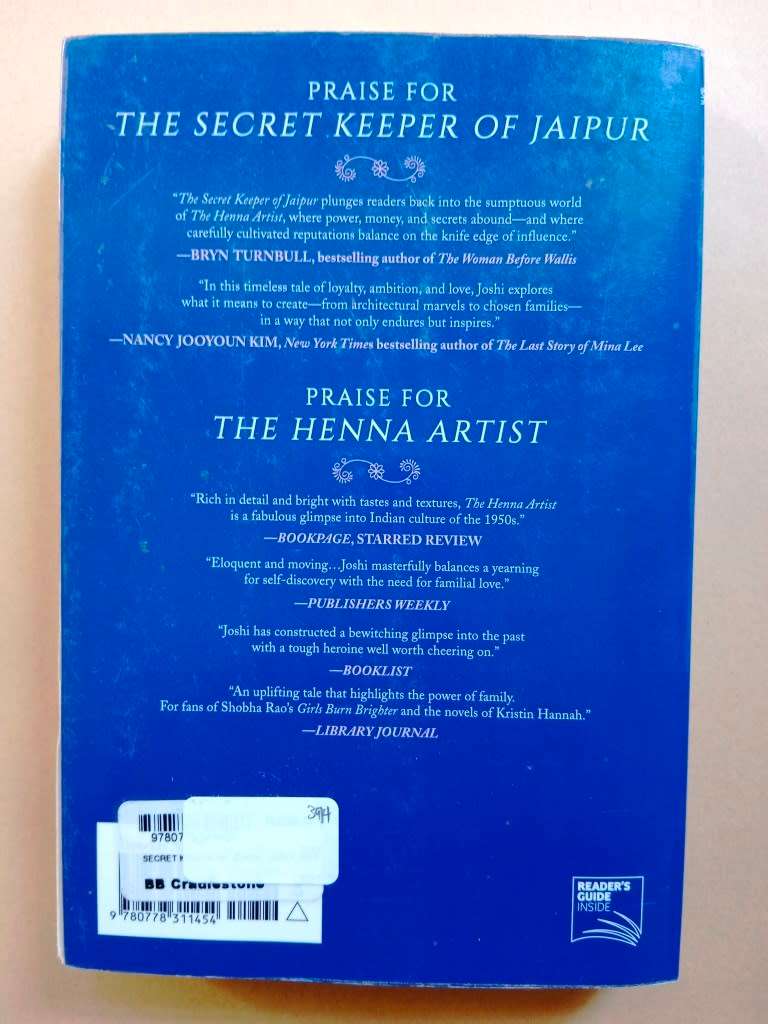 The Secret Keeper of Jaipur, Alka Joshi