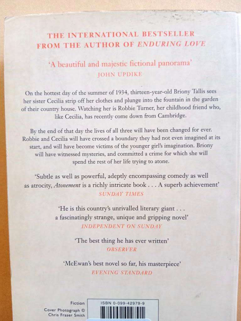 Atonement, Ian McEwan