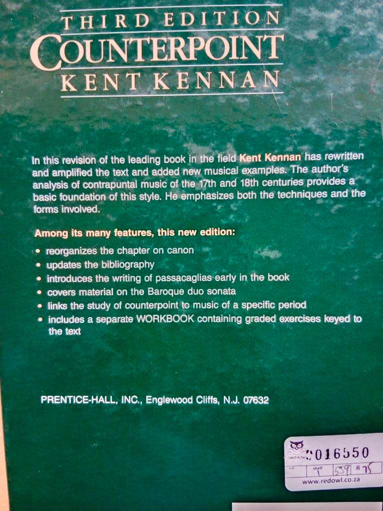 Counterpoint, Kent Kennan