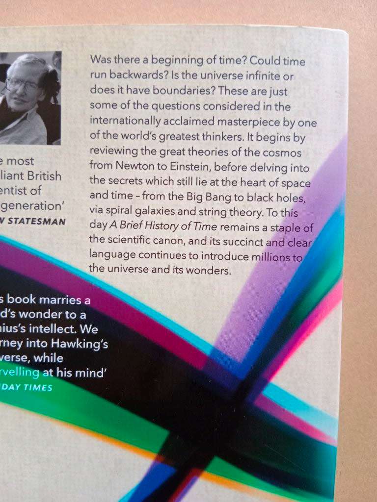 A Brief History of Time, Stephen Hawking