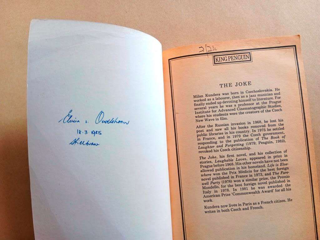 The Joke, Milan Kundera