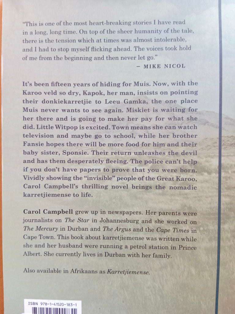 My Children Have Faces, Carol Campbell