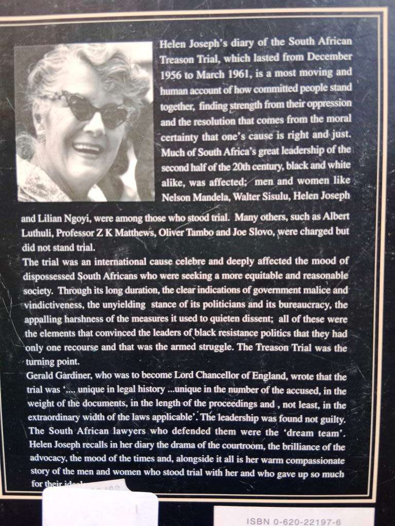 If this be Treason, Helen Joseph