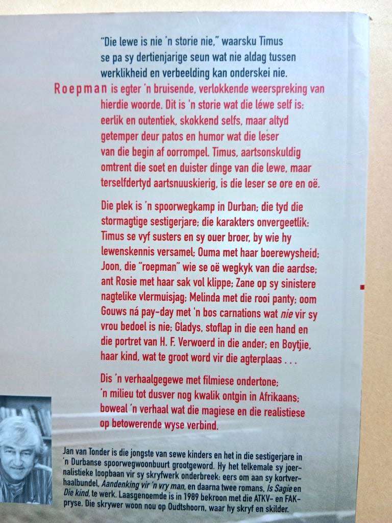 Roepman, Jan van Tonder