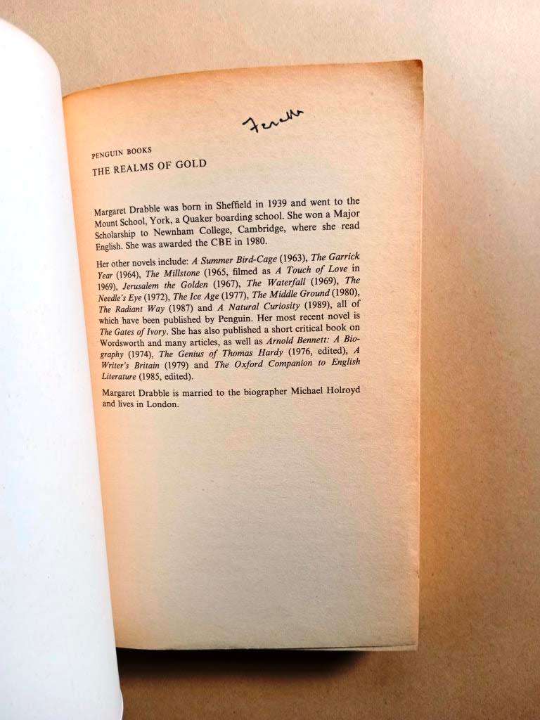 The Realms of Gold, Margaret Drabble