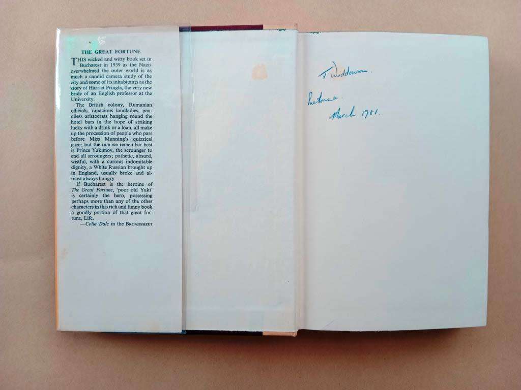 The Great Fortune, Olivia Manning