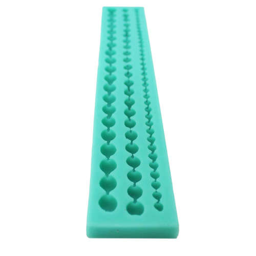 Small Pearl Fondant Cake Molds / Silicone fondant mould size - 23cm x 4cm