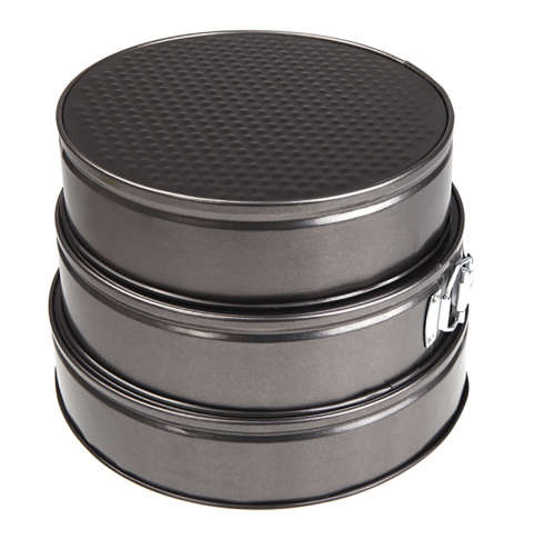 3 PC Round Baking Tray / Tin / Round Shape Cake Mould