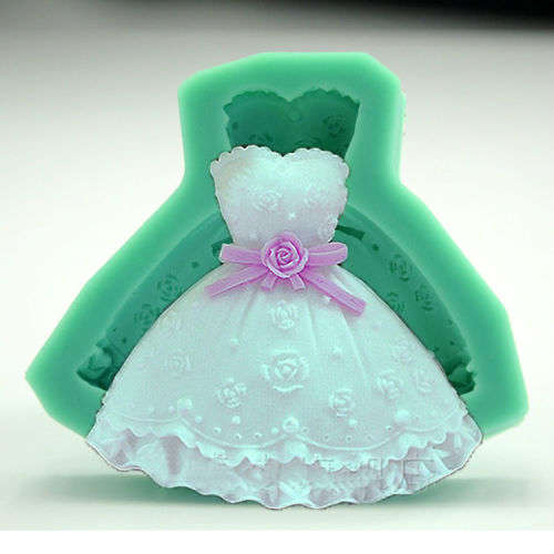 Dress Silicone fondant mould