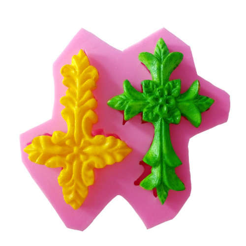 Cross Silicone fondant mould