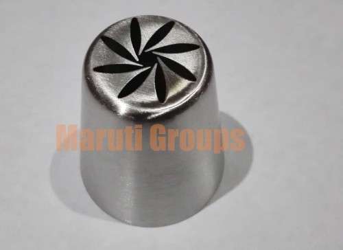 Nozzles / Large Russian cake decorating metal nozzle, H