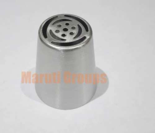 Nozzles / Large Russian cake decorating metal nozzle, D