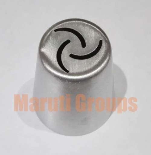 Nozzles / Large Russian cake decorating metal nozzle, P