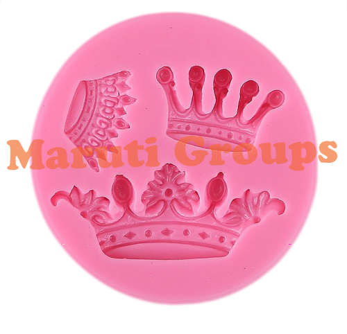 Crown Silicone fondant / Mould, size of moulds 6.5cm