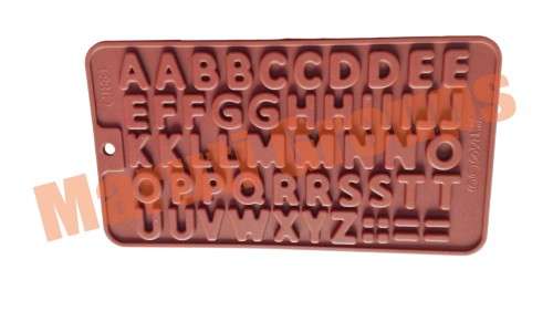 Alphabet Silicone fondant Mould / chocolate mold