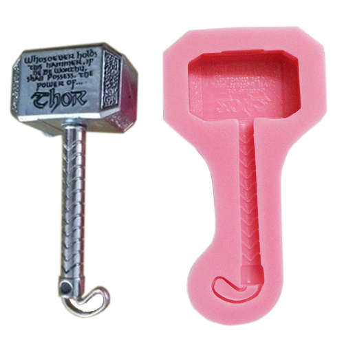Avengers Silicone fondant Mould / Thor hammer