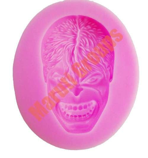 Avengers, Hulk silicone mould, for chocolate or fondant, size of mould 7x6cm