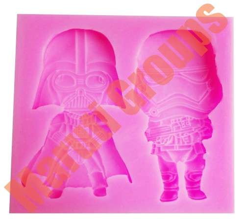 Star wars silicone mould, for chocolate or fondant