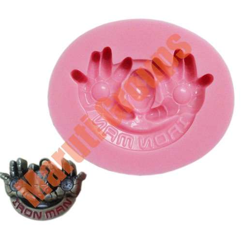 Avengers ,Iron man silicone mould, for chocolate or fondant, size of mould 7x6cm