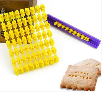 Alphabet & numbers letter impress (Make any message letter press set)
