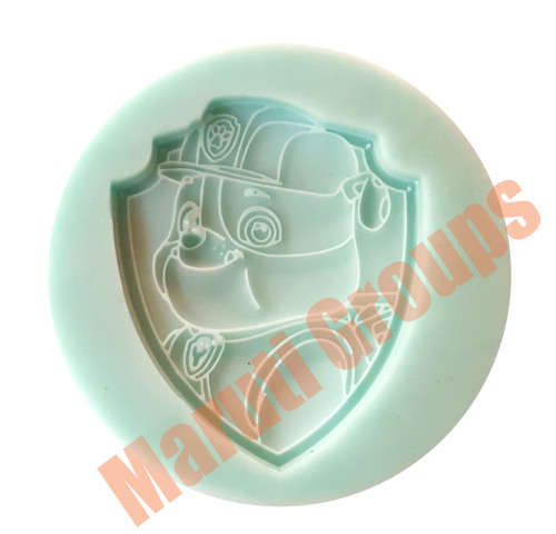Rubble- silicone mould, chocolate or fondant - Paw Patrol Mould