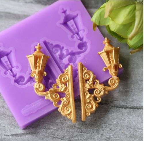 Frame Border silicone mould / Scrolls Border silicone fondant mould