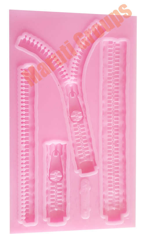 Zip silicone fondant mould