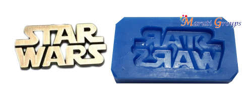 Star wars logo silicone mould