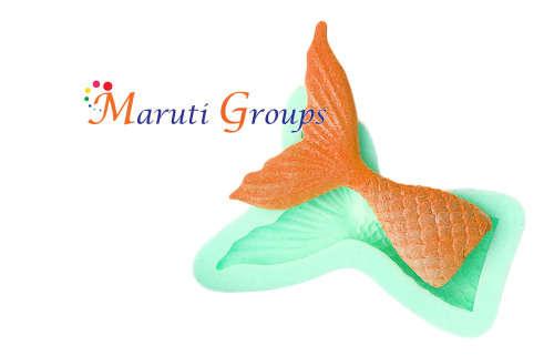 Mermaid Tail Silicone Mould - Big size - 11.7cm x8.1cm
