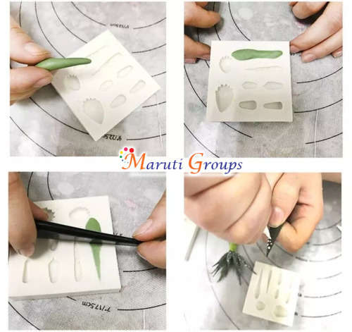 Succulent moulds - Fondant silicone mould / Desert Flower Mould