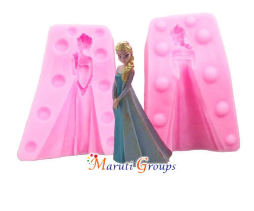 3D Anna Frozen silicone mould