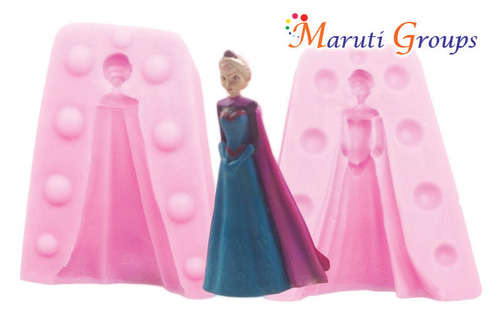 3D Elsa Frozen silicone mould