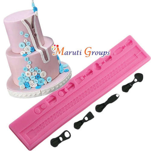 Zip silicone mould