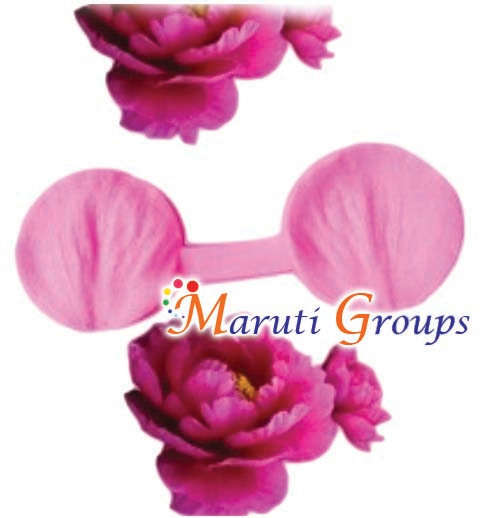 Peony flower silicone mould