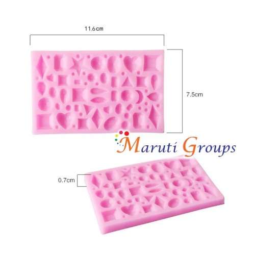 Gem stones silicone mould