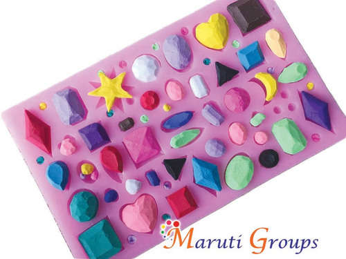 Gem stones silicone mould