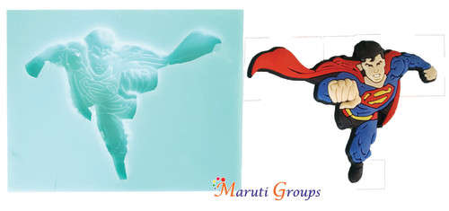 Superman silicone mould