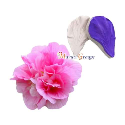 2pc Peony Flower Veiner Silicone Mould