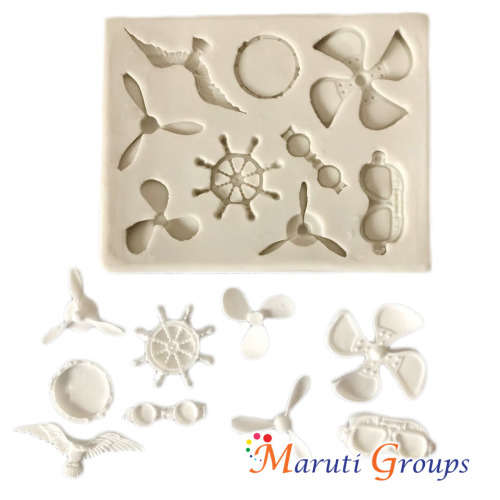 Nautical / Aviation (Bird,Steering,glasses) Silicone mould