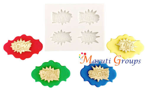 Super Hero Bubble Phases Silicone Mold