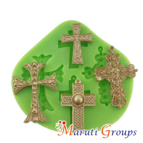 Cross silicone mould