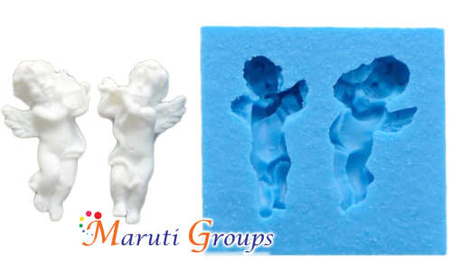 2pc angel silicone mould