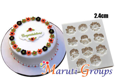 Mini Flower silicone mould