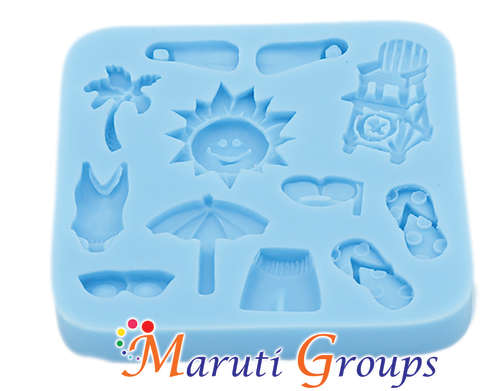 Beach silicone mould