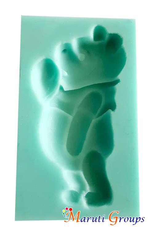 Pooh silicone mould